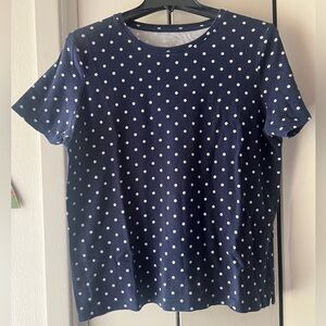 Kim Rogers. Perfectly Soft M Polka Dot Tee